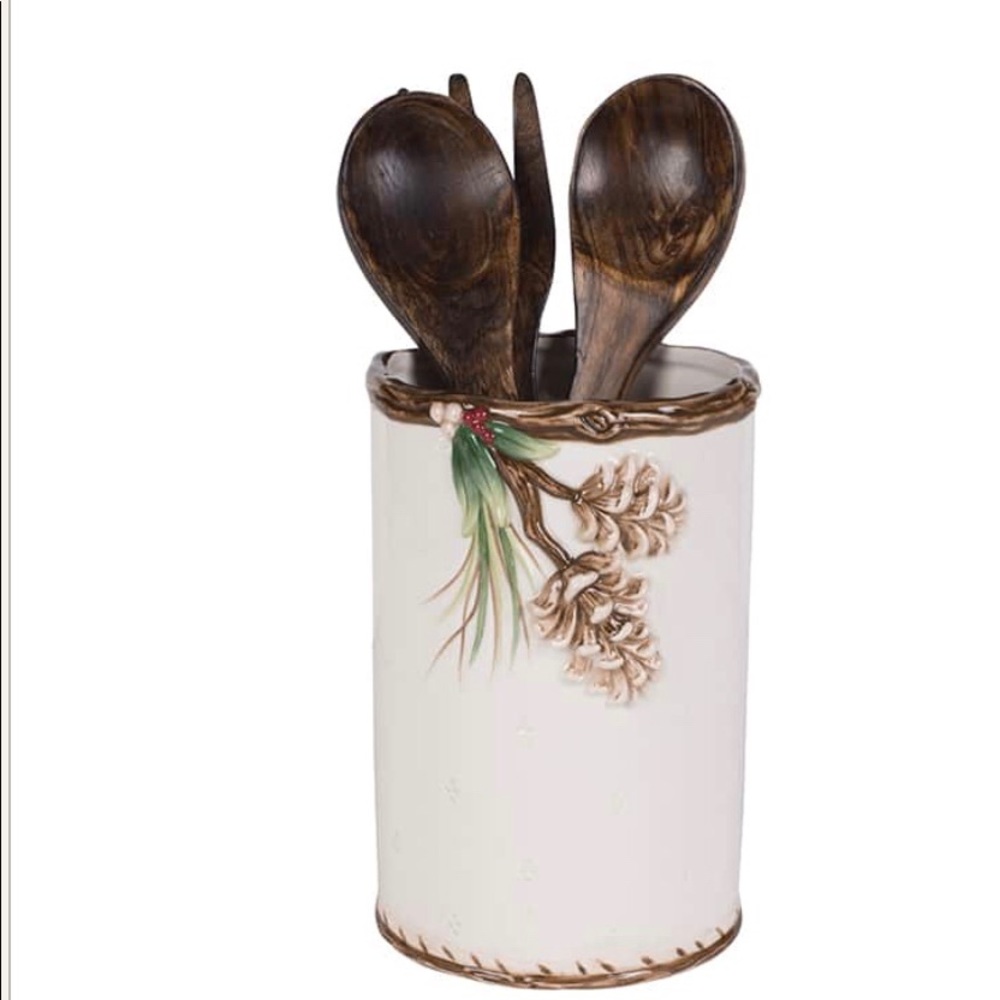Forest Frost Utensil Holder
